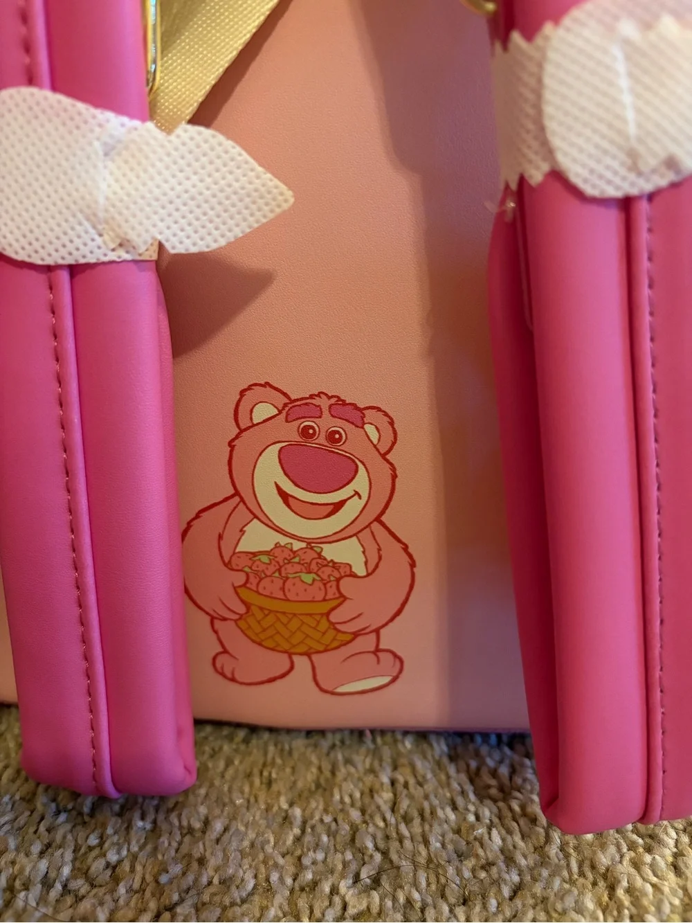 Loungefly Disney Parks Exclusive Pink Lotso Bear Kids Backpack Scented NWT